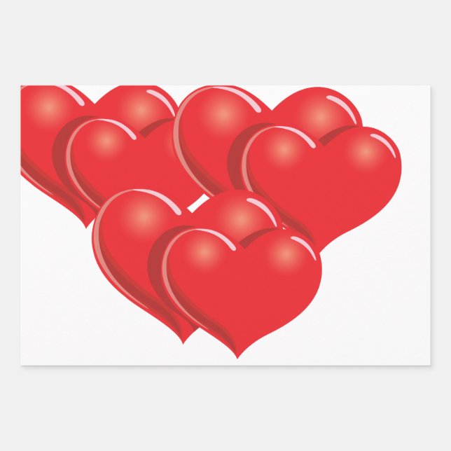 Set aus 3 Überziehpapier Geschenkpapier Set (Vorderseite)