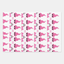 Set aus 3 Überziehpapier