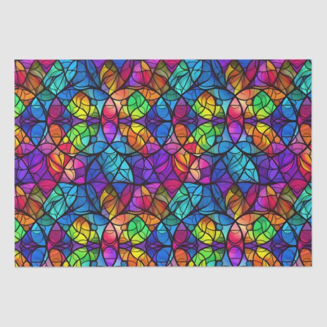 Set aus 3 Überziehpapier Seidenpapier (Vorderseite)