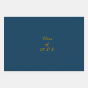 Set aus 3 Wrapping Paper Flat Sheet Geschenkpapier Set