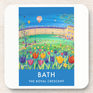 Set aus 6: Vintage Style Untersetzer. Stadt Bath Untersetzer
