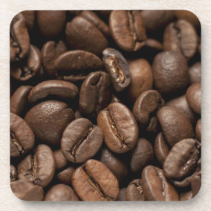 Set aus Kaffeebohnen-Untersetzer Getränkeuntersetzer