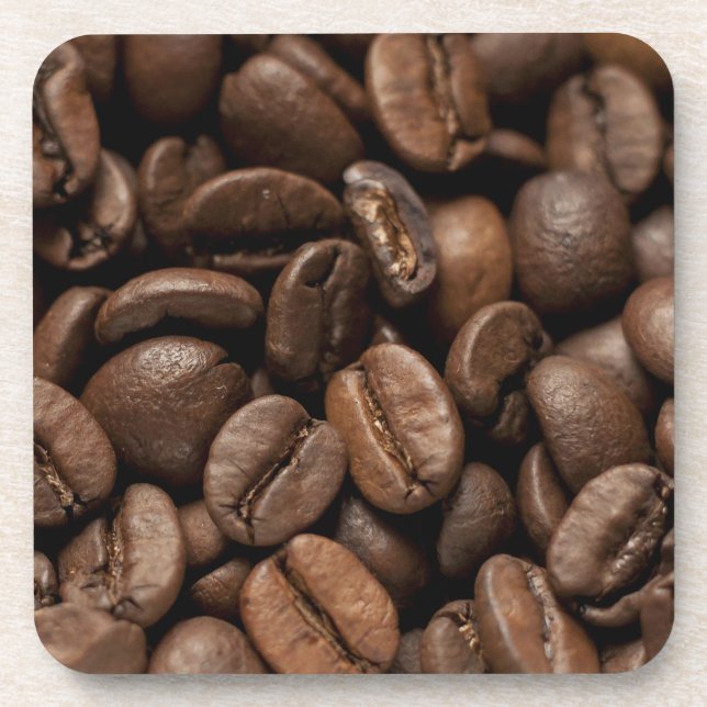 Set aus Kaffeebohnen-Untersetzer Getränkeuntersetzer (Vorderseite)