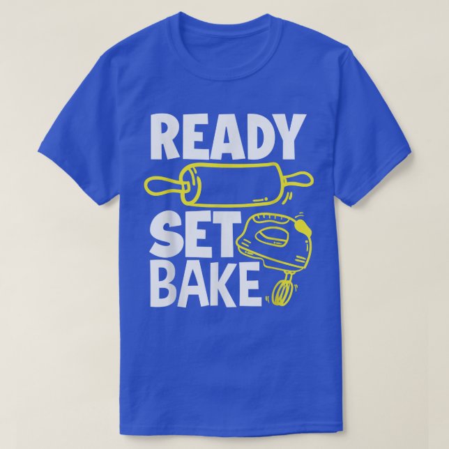 Set backen Funny Baker Backwaren Lover T-Shirt (Design vorne)