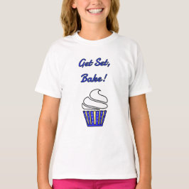 Set Bake Blue Cupcake T-Shirt