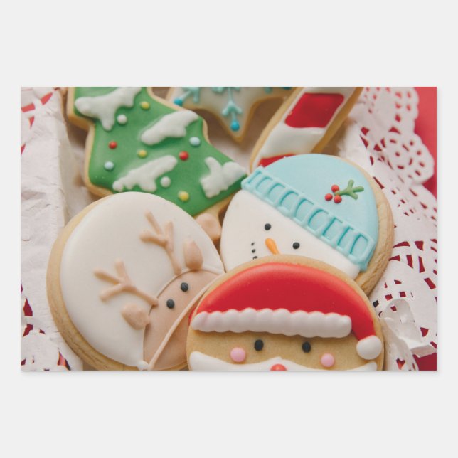 Set de hojas de papel de regalo Navidad Geschenkpapier Set (Vorderseite)