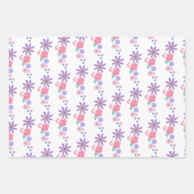 Set de hojas papel regal Primera Comunión CECILIA Geschenkpapier Set (Vorderseite)