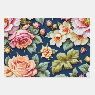  Set de papel para envolver regalos Geschenkpapier Set