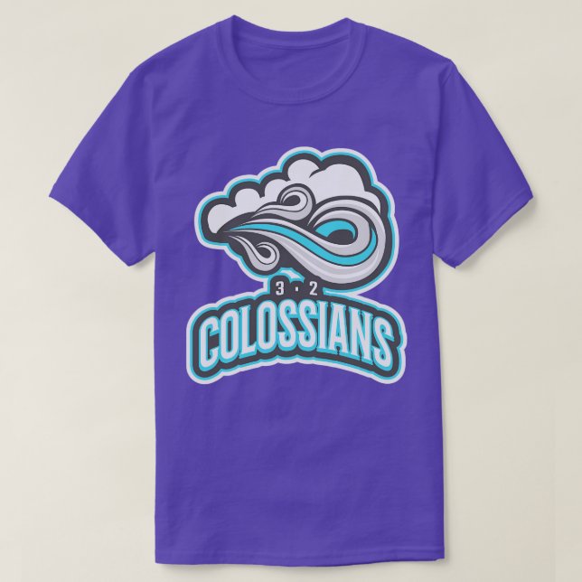 Set deine Gedanken über Dinge über Kolossians 32 B T-Shirt (Design vorne)