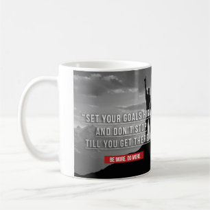 Set Deine Ziele hoch - Motivierend Tasse