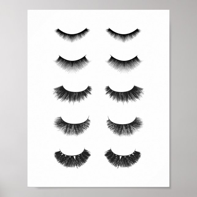 Set der Eyelashes Poster (Vorne)