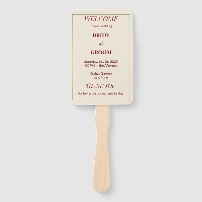 Set der Fans Fächer (Vorderseite)