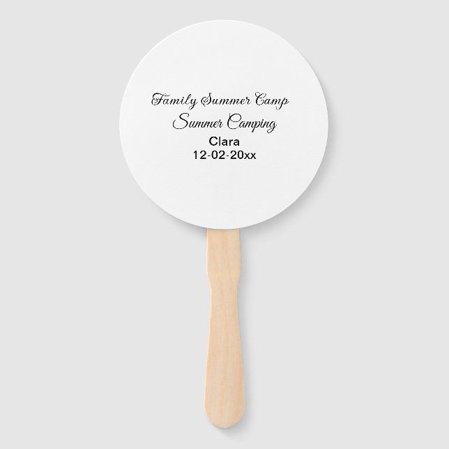 Set der Fans Fächer (Vorderseite)