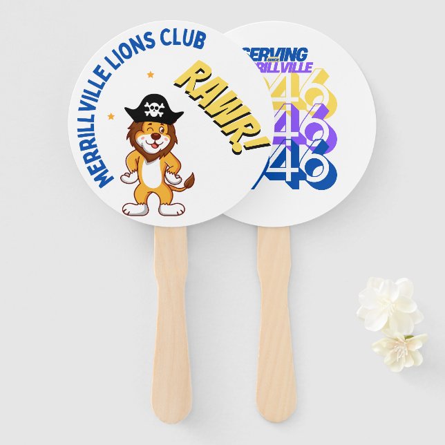 Set der Fans Fächer (Vorne und Hinten)