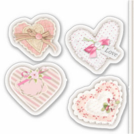 Set der Herzen Aufkleber