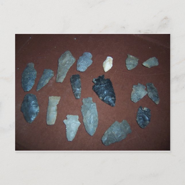 Set der indischen Pfeilspitzen Postkarte (Vorderseite)