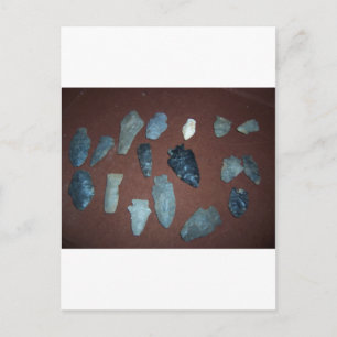 Set der indischen Pfeilspitzen Postkarte