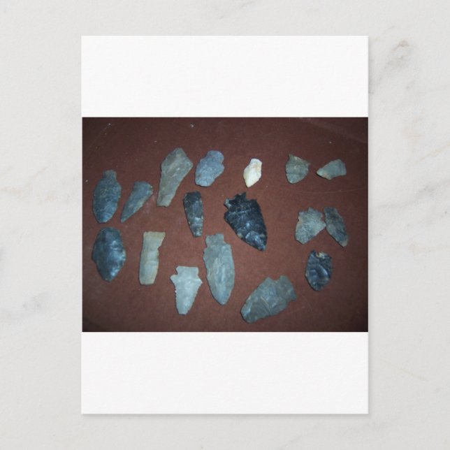 Set der indischen Pfeilspitzen Postkarte (Vorderseite)