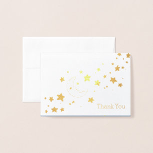 Set der Moon & Stars Note Card Folienkarte