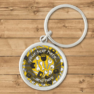 Set der Tastenhintergründe Schlüsselanhänger