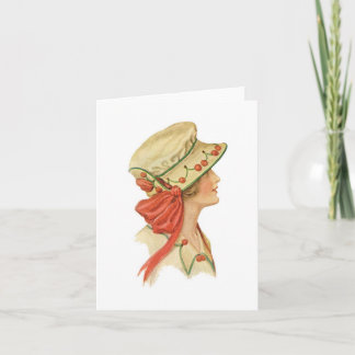Set der Vintagen Millinery Notecards [1B] Karte