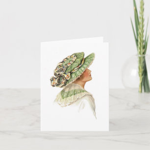 Set der Vintagen Millinery Notecards [2B] Karte