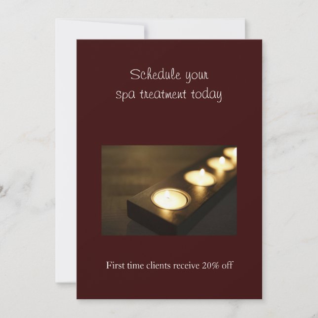 Set der Votive Candles Einladung (Vorderseite)