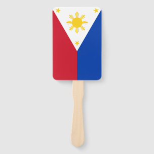 Set des Handfans mit philippinischer Flagge Fächer