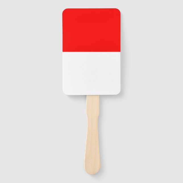 Set des Handlüfters mit indonesischer Flagge Fächer (Vorderseite)