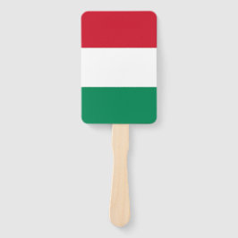 Set des Handventilators mit ungarischer Flagge Fächer