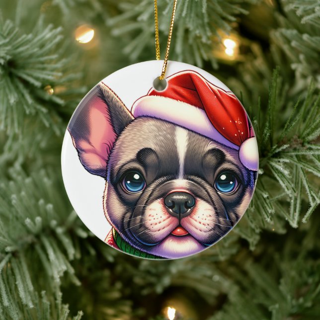 Set des Papierflatterblattes mit 3 Keramiken Ornam Keramik Ornament (Baum)