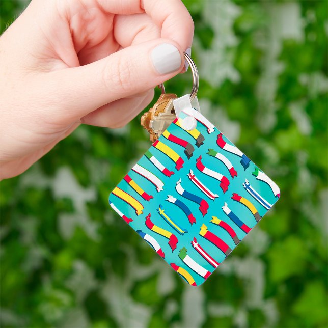 Set des Schlüsselanhängers der Flaggen Schlüsselanhänger (Von Creator hochgeladen)