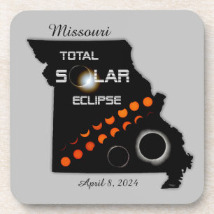 Set des Untersetzer von Missouri Solar Eclipse 6
