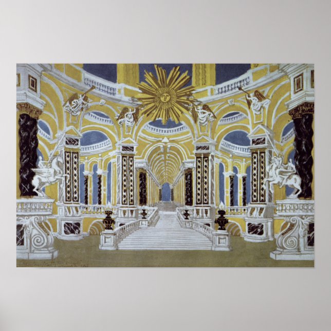 Set-Design für 'The Magic Flute' Poster (Vorne)