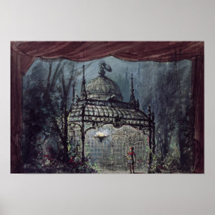 Set-Design für 'The Magic Flute' Poster