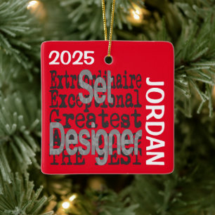 Set Designer Extraordinaire CUSTOM Keramikornament