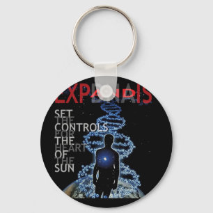 Set die Kontrollen für das Herz des Sun Schlüsselanhänger