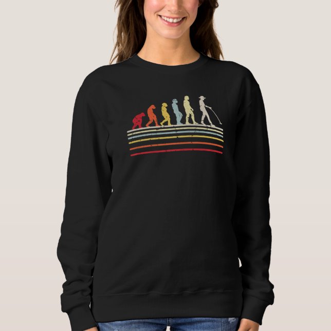 Set-Evolution des Retro-Metalldetektors Sweatshirt (Vorderseite)