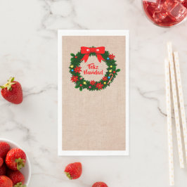 Set Feliz Navidad Frohe Weihnachtsfeier Serviette