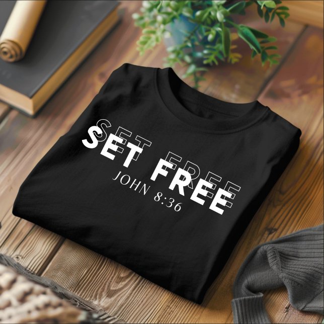 Set frei für Männer und Frauen Christlicher T - Sh T-Shirt (Von Creator hochgeladen)