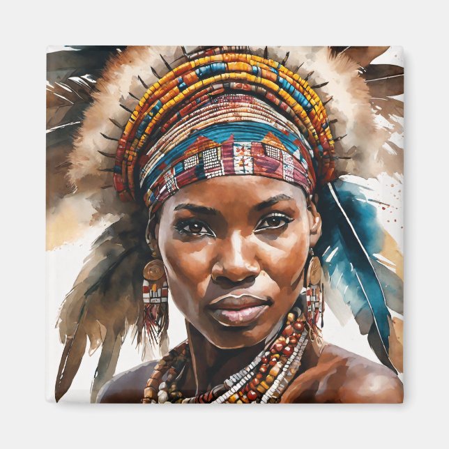 Set für Aquarellmalerei, Hyper Realistic Character Magnet (Vorne)