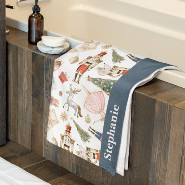 Set für benutzerdefinierte Nutcracker-Badehandtüch (Von Creator hochgeladen)
