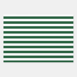 Set für das Faltblatt "Grüne Muster" Geschenkpapier Set