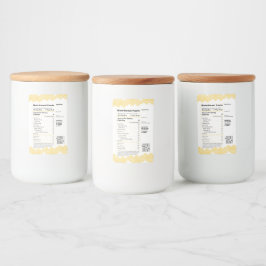 Set für das Honig-Lebensmittel-Label Lebensmitteletikett