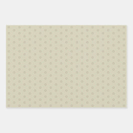 Set für das Minty Peach Fire Wrapping Paper Geschenkpapier Set