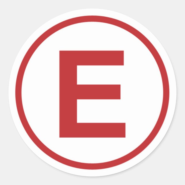 Set für den Feuerlöscher von Race Car Runder Aufkleber (Vorderseite)