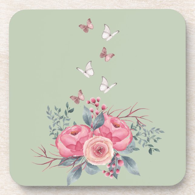 Set für den Untersetzer aus festem Kunststoff (Vorderseite)