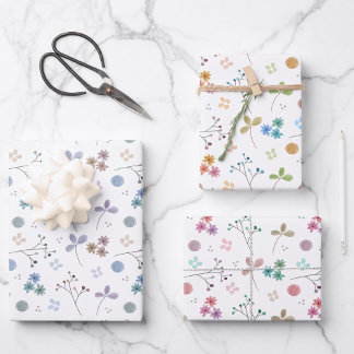 Set für die Blumenbedeckung | 3 Blatt