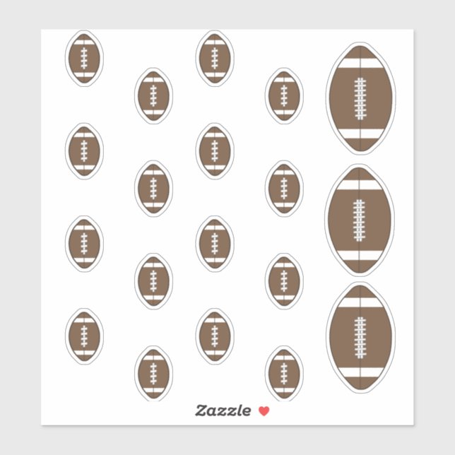 Set für Fußball-Sticker Aufkleber (Blatt)