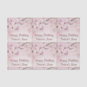 Set für Gewebepapier (2) Glücklich zum Geburtstag  Seidenpapier